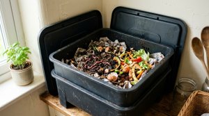 Worm Composting for Beginners: How to Start a Small, Calm Worm Bin